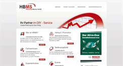 Desktop Screenshot of hbms.de