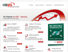 Tablet Screenshot of hbms.de
